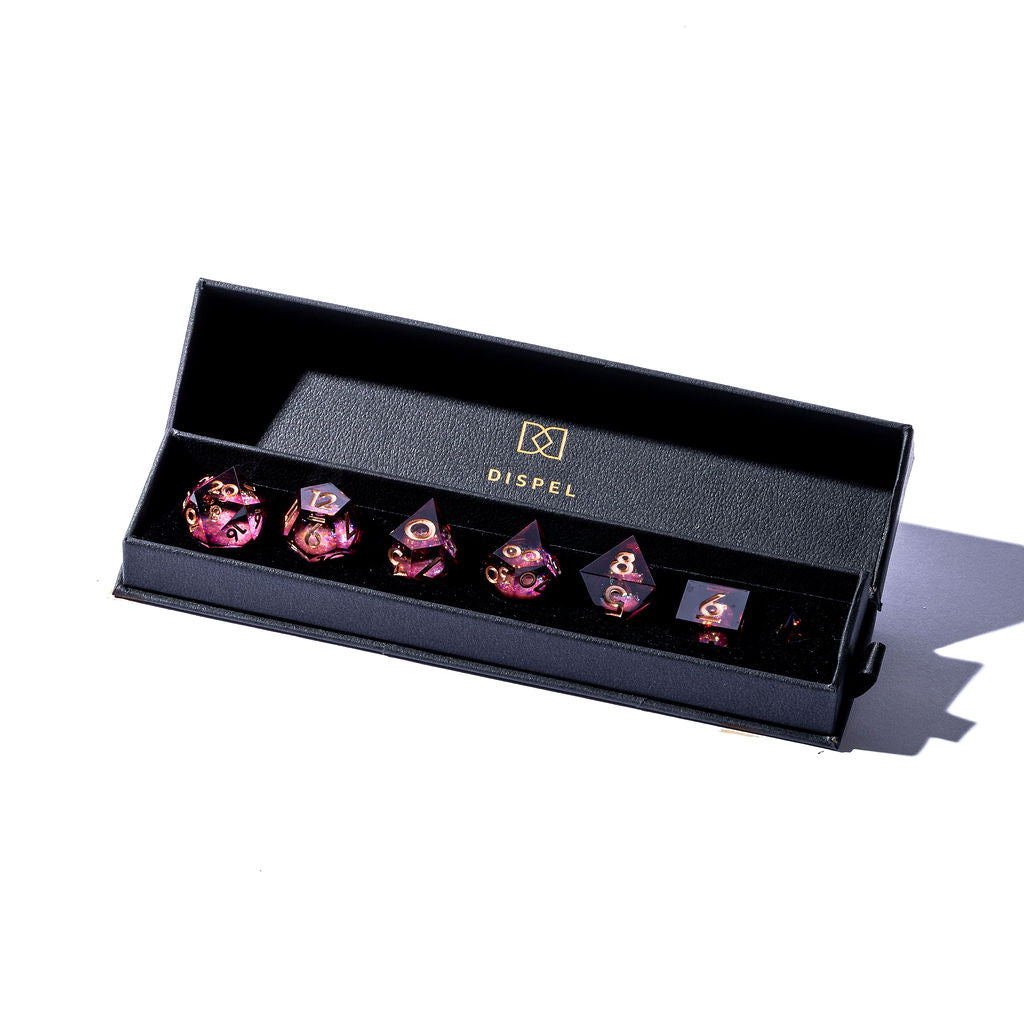 Nosferatu 7-Piece Liquid Core Dice Set - Dispel Dice - Premium DnD Dice & Accessories # #