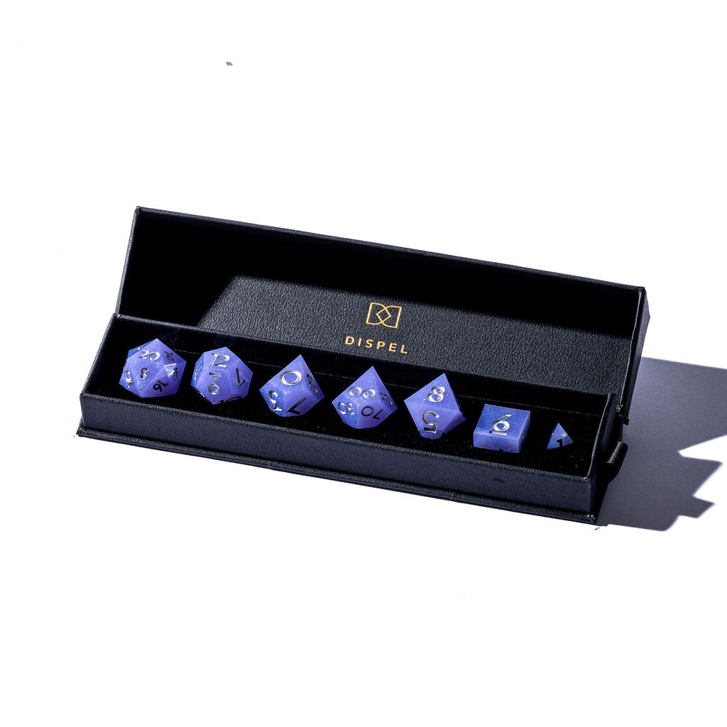 Celestia 7-Piece Polyhedral Dice Set - Dispel Dice - Premium DnD Dice & Accessories # #