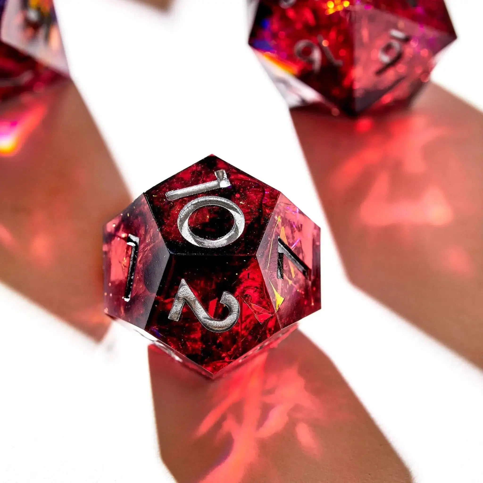 Persephone's Seeds 7-Piece Polyhedral Dice Set - Dispel Dice - Premium DnD Dice & Accessories