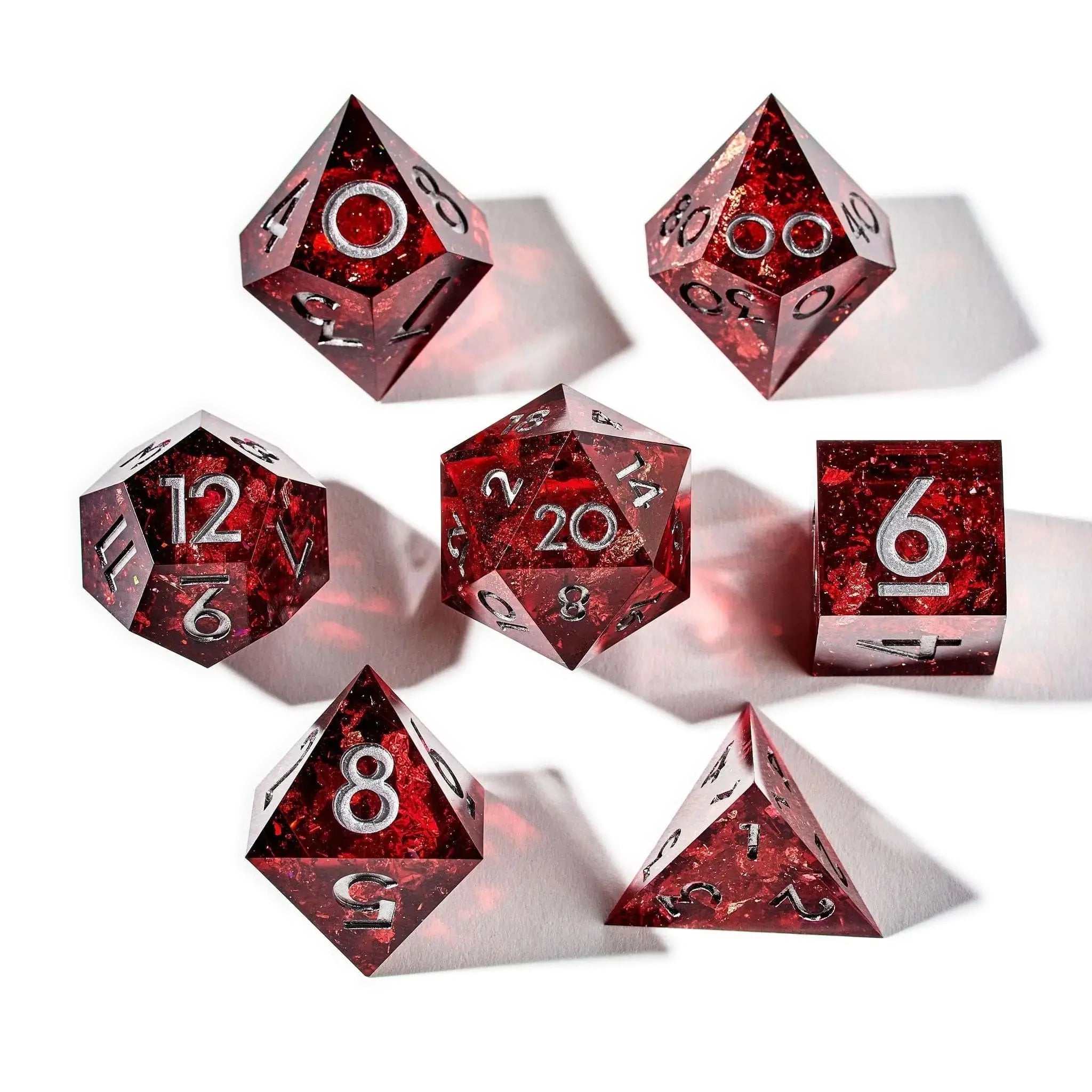 Persephone's Seeds 7-Piece Polyhedral Dice Set