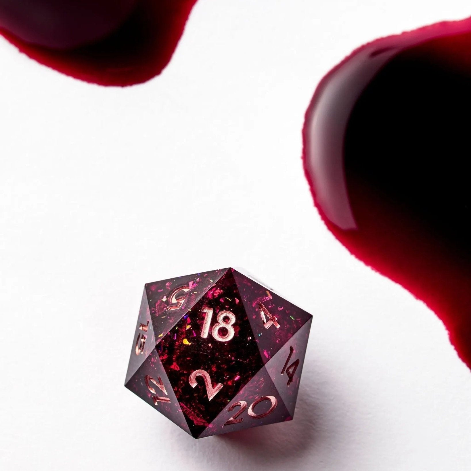 Poisoned Chalice 7-Piece Polyhedral Dice Set - Dispel Dice - Premium DnD Dice & Accessories