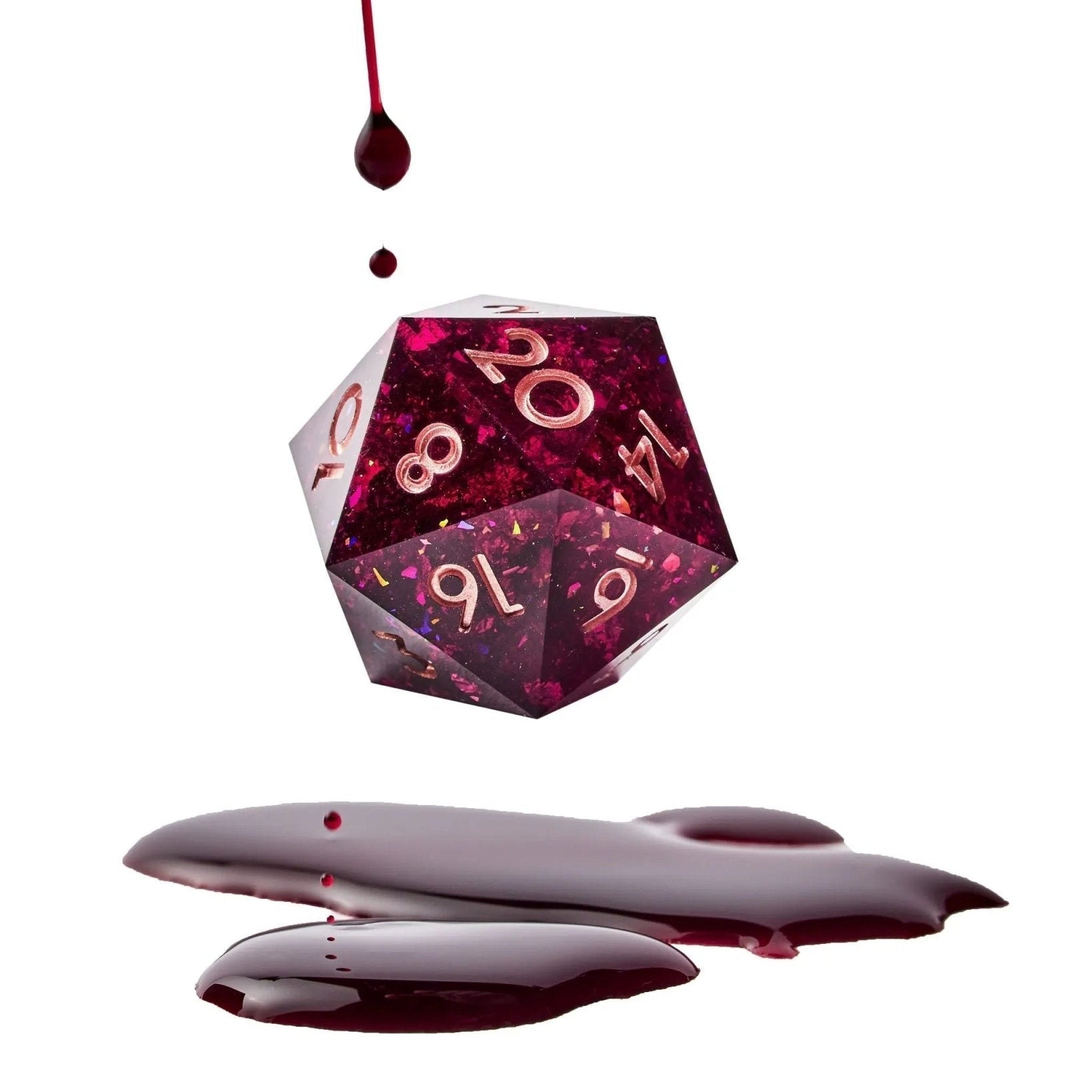 Poisoned Chalice 7-Piece Polyhedral Dice Set - Dispel Dice - Premium DnD Dice & Accessories # #