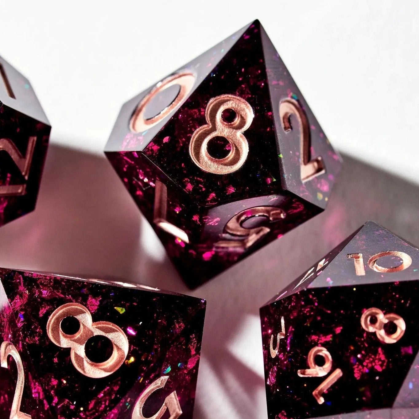 Poisoned Chalice 7-Piece Polyhedral Dice Set - Dispel Dice - Premium DnD Dice & Accessories