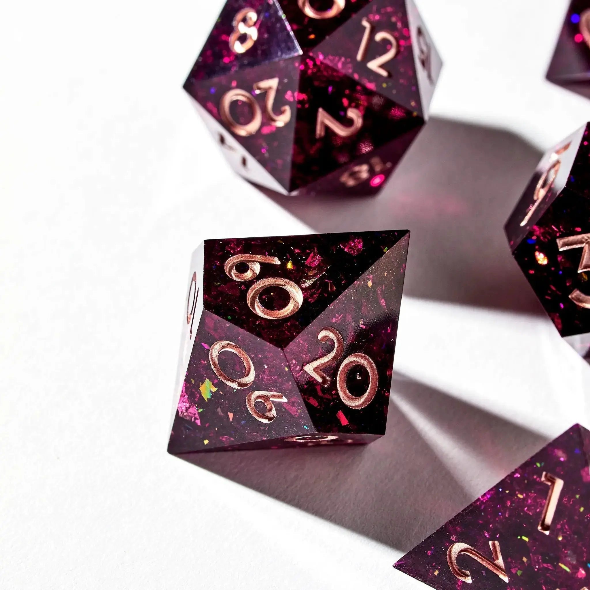 Poisoned Chalice 7-Piece Polyhedral Dice Set - Dispel Dice - Premium DnD Dice & Accessories