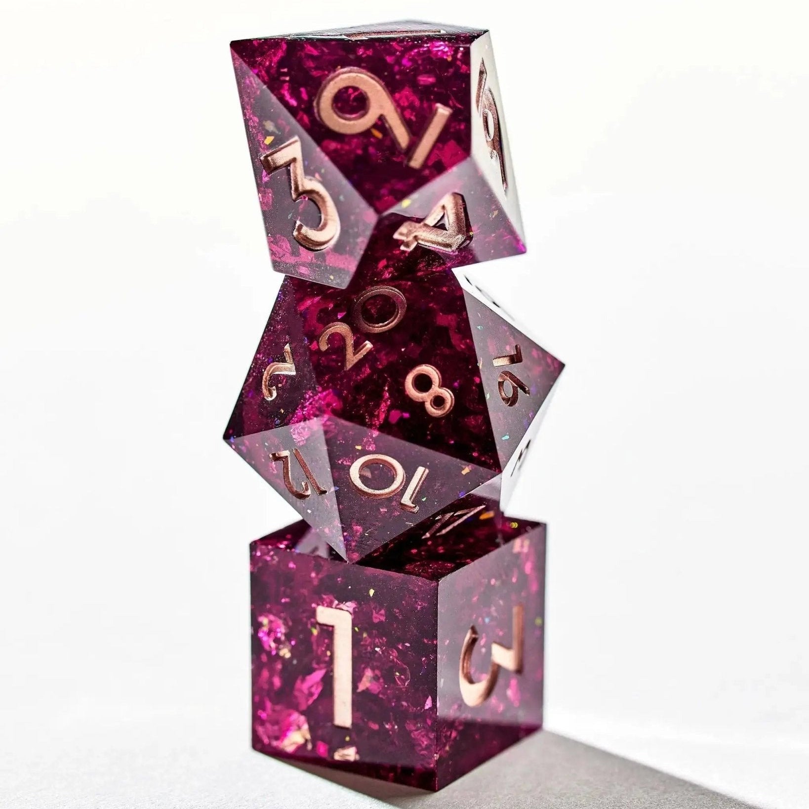 Poisoned Chalice 7-Piece Polyhedral Dice Set - Dispel Dice - Premium DnD Dice & Accessories