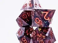 Deep Spice Nine 7-Piece Polyhedral Dice Set