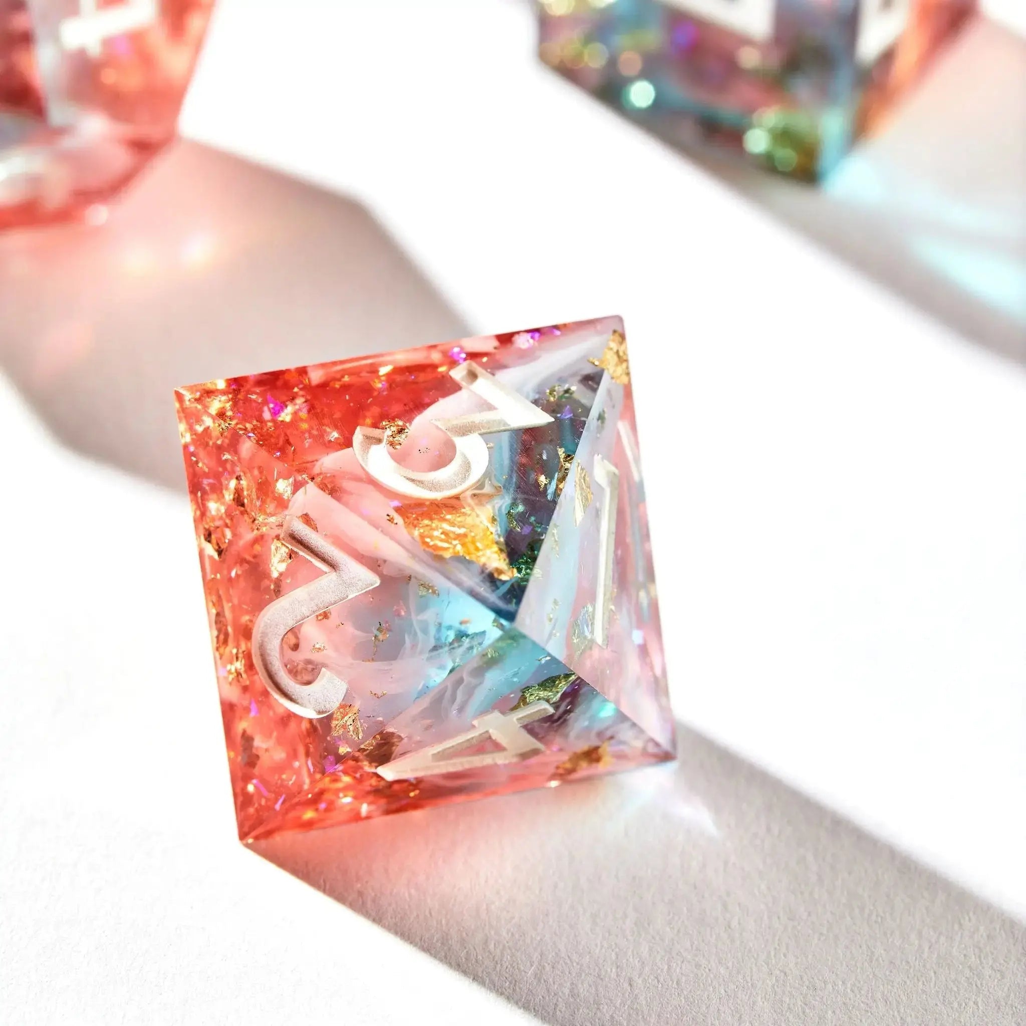 Promise of Tomorrow 7-Piece Polyhedral Dice Set - Dispel Dice - Premium DnD Dice & Accessories # #