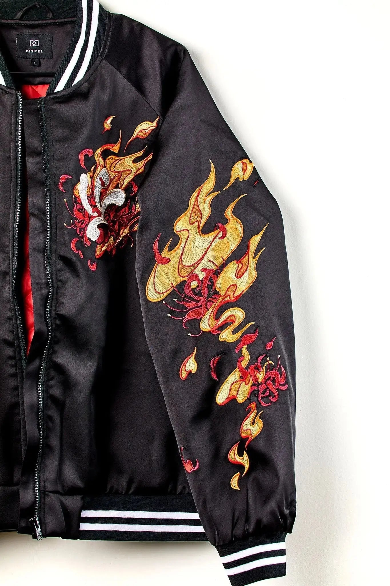 Red Dragon Sukajan Bomber Jacket - Dispel Dice - Premium DnD Dice & Accessories