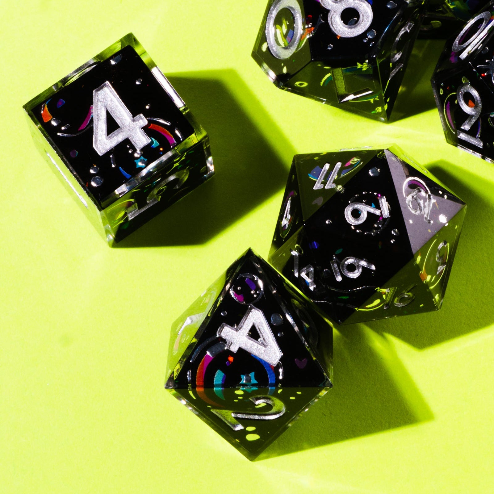 Remember Me 7-Piece Iconic Dice Set - Dispel Dice - Premium DnD Dice & Accessories # #