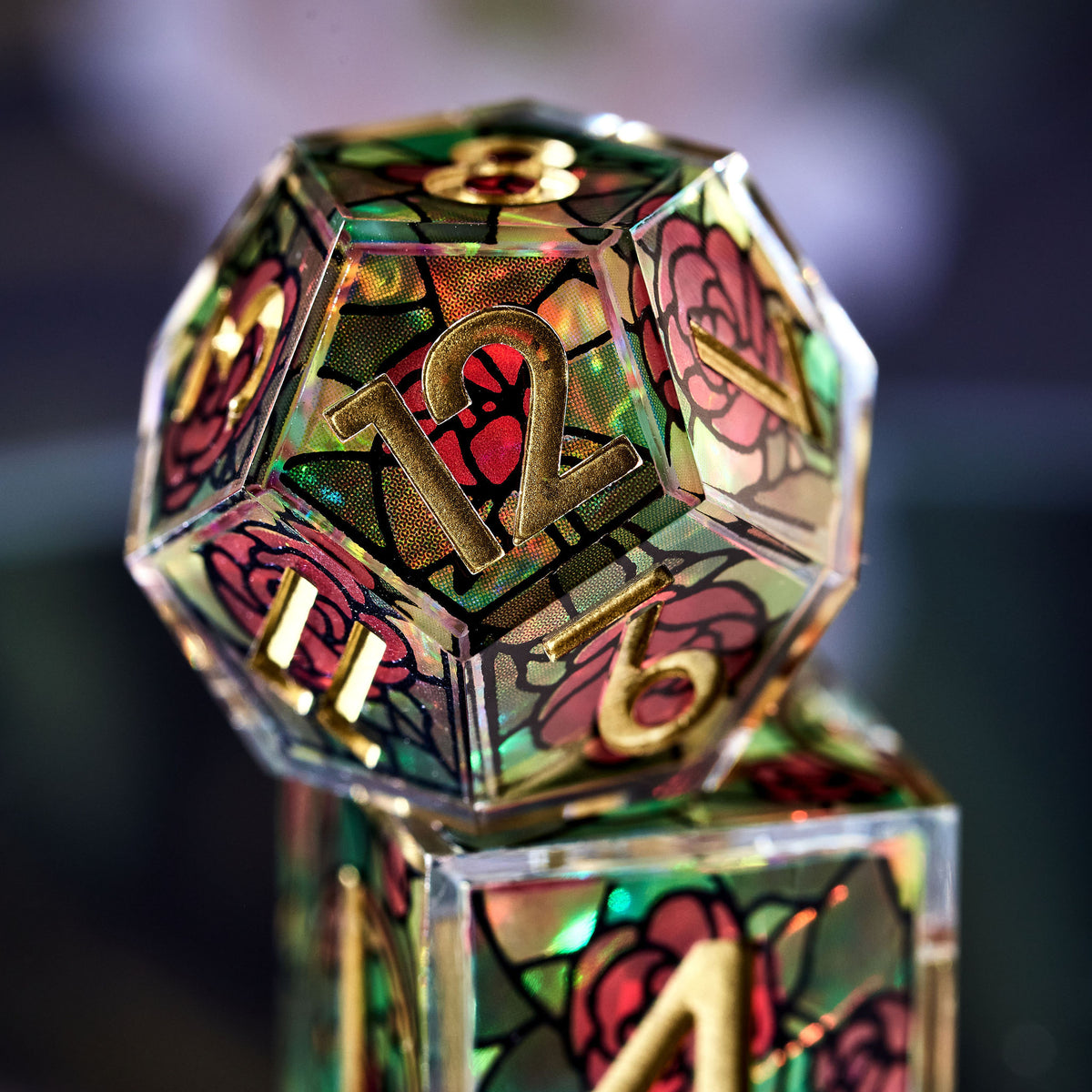Rosewindow 7-Piece Iconic Dice Set - Dispel Dice - Premium DnD Dice & Accessories # #