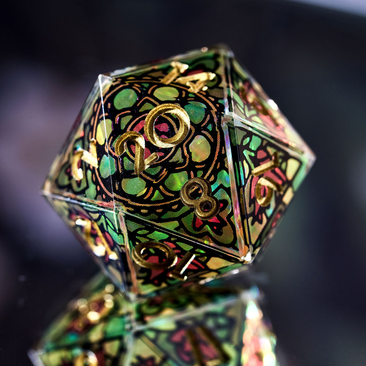 Rosewindow 7-Piece Iconic Dice Set - Dispel Dice - Premium DnD Dice & Accessories # #