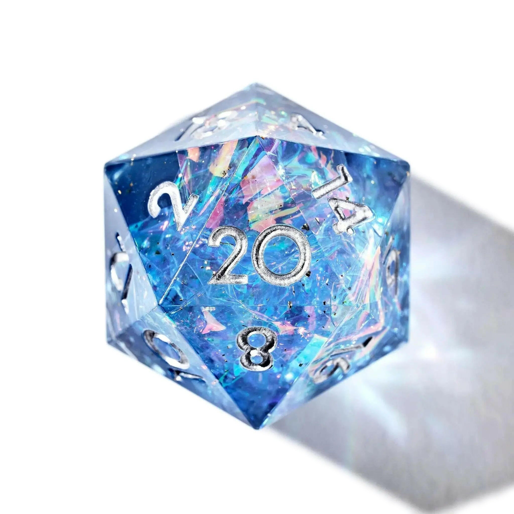 Sapphire Night 7-Piece Polyhedral Dice Set
