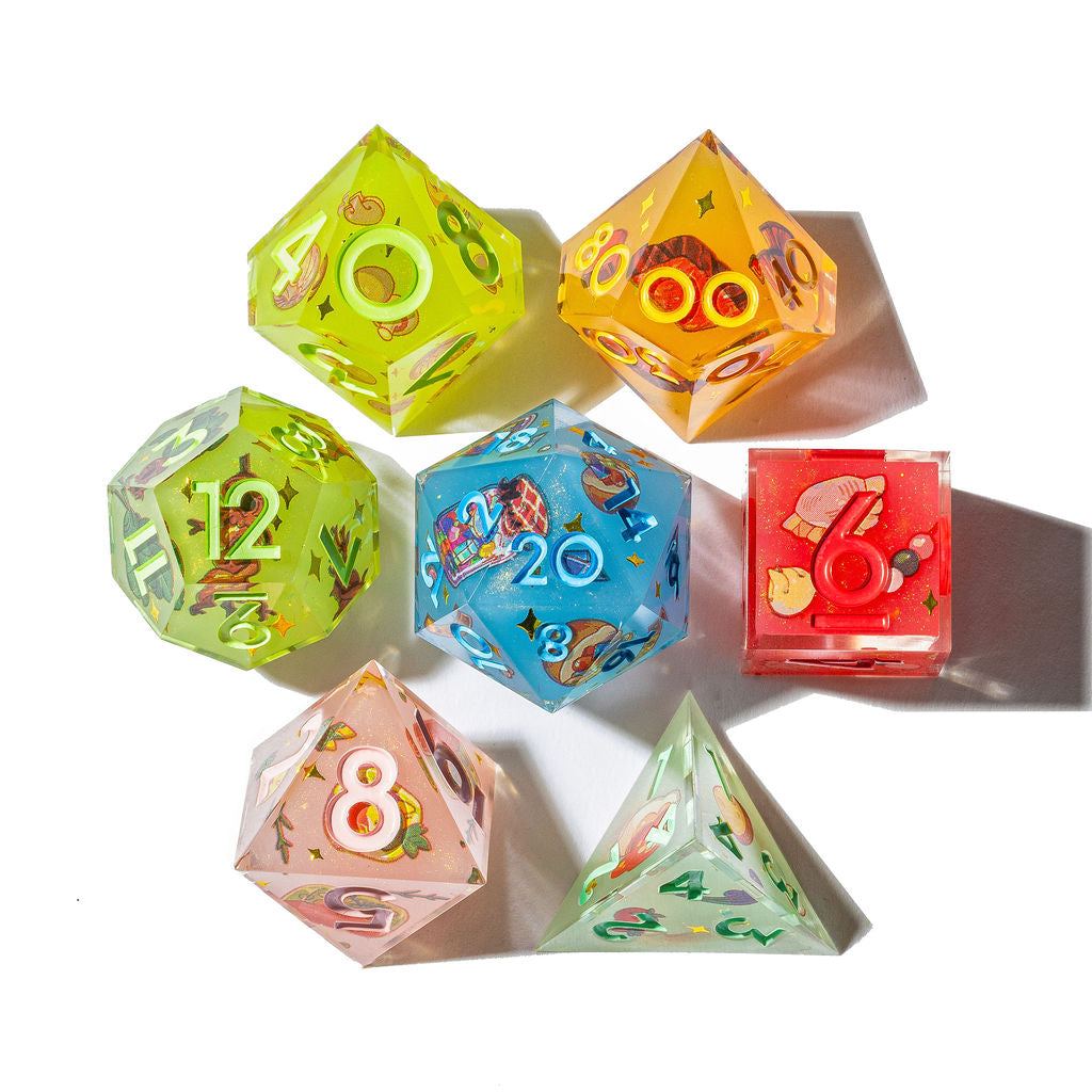 Delicious in Dungeon 7-Piece Iconic Dice Set