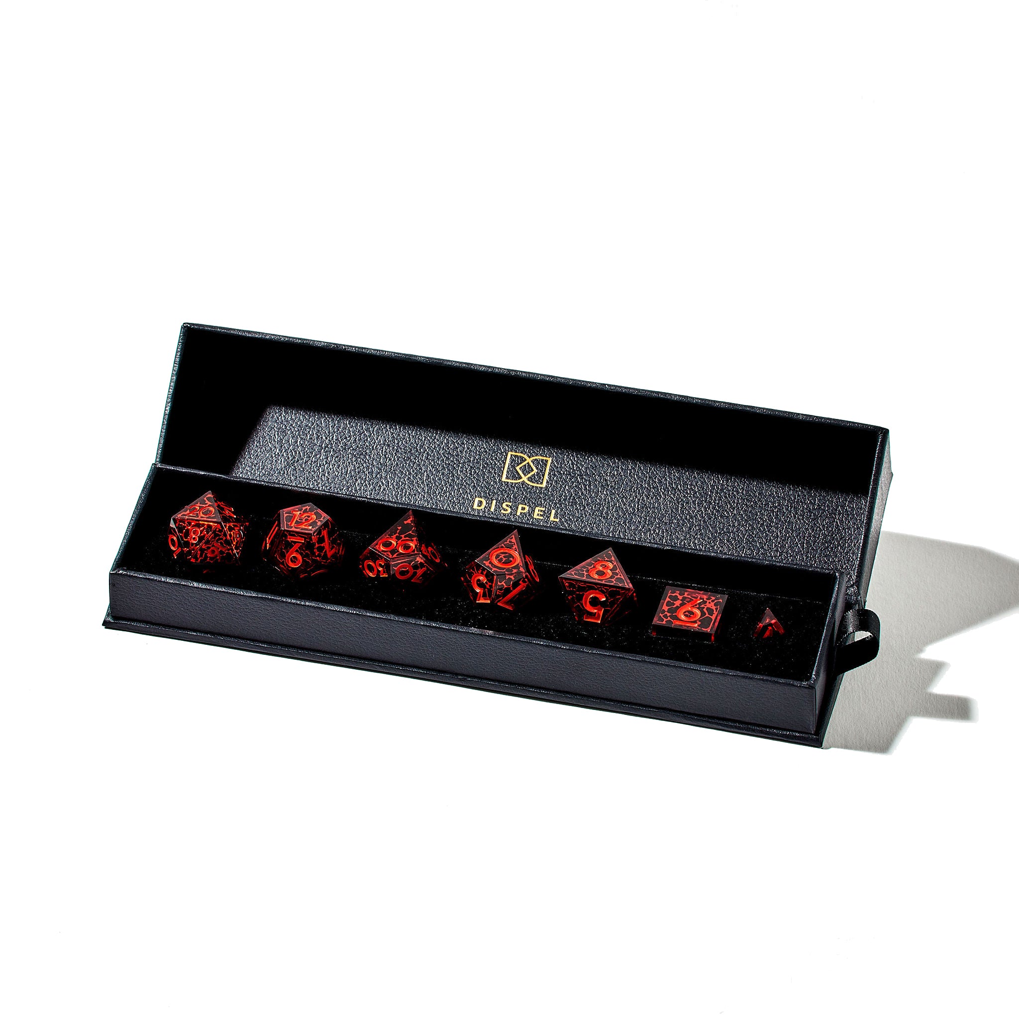 Solar Flare 7-Piece Iconic Dice Set - Dispel Dice - Premium DnD Dice & Accessories # #
