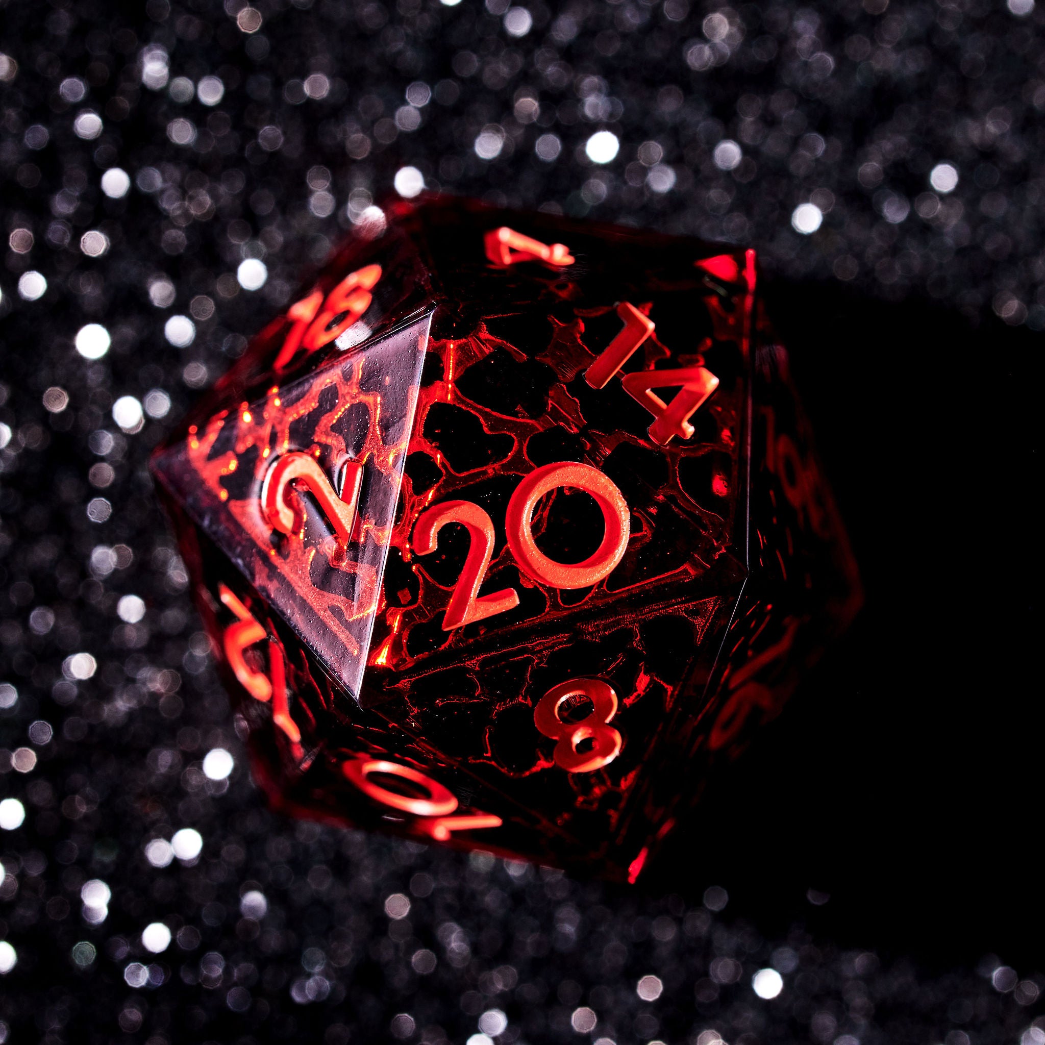 Solar Flare 7-Piece Iconic Dice Set - Dispel Dice - Premium DnD Dice & Accessories # #