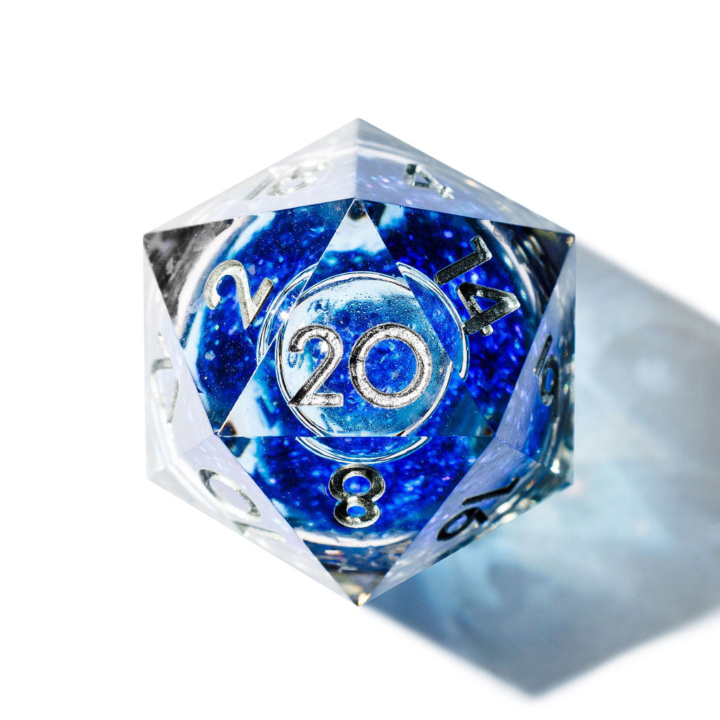 Stormy Seas 7-Piece Liquid Core Dice Set
