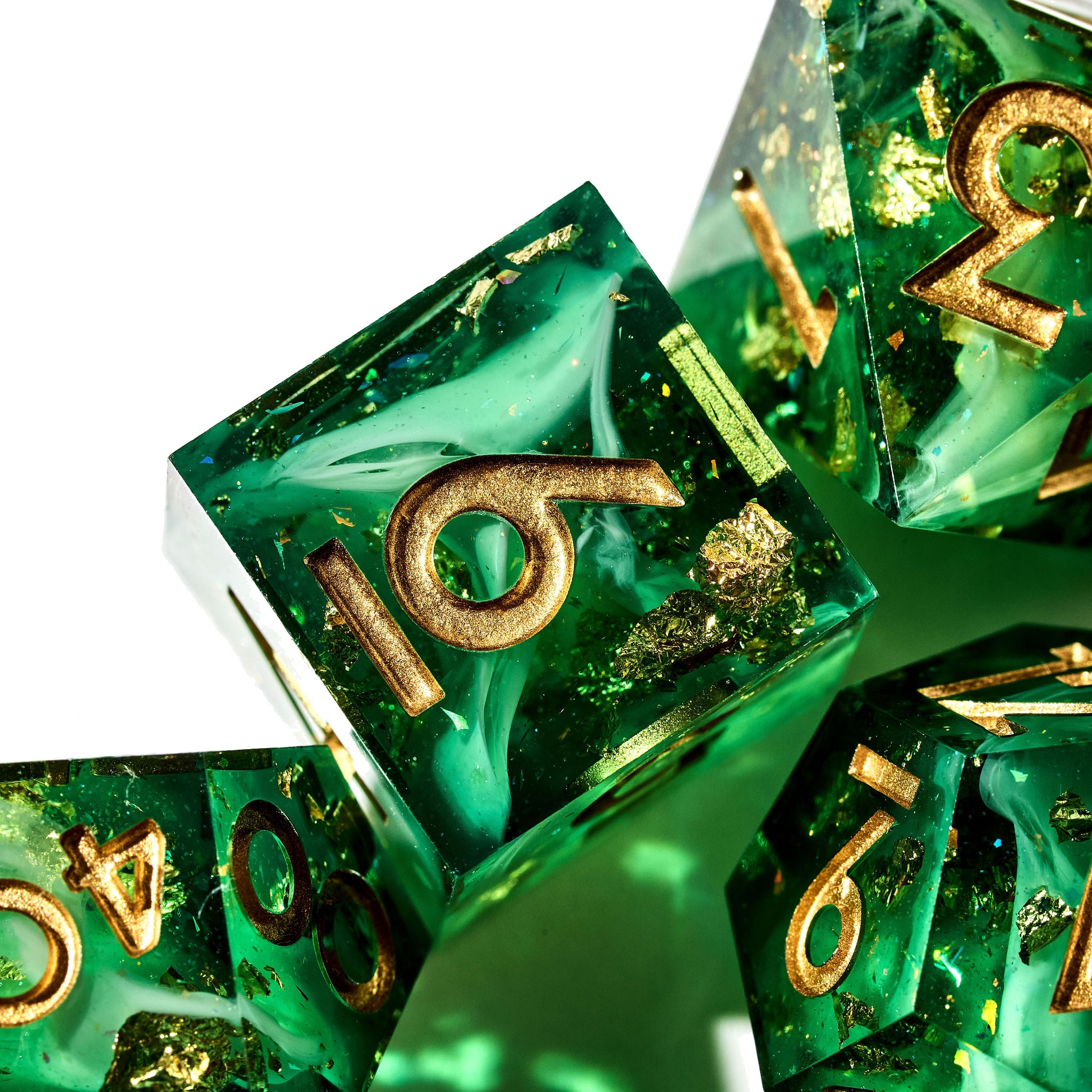 Summer's Blessing 7-Piece Polyhedral Dice Set - Dispel Dice - Premium DnD Dice & Accessories # #