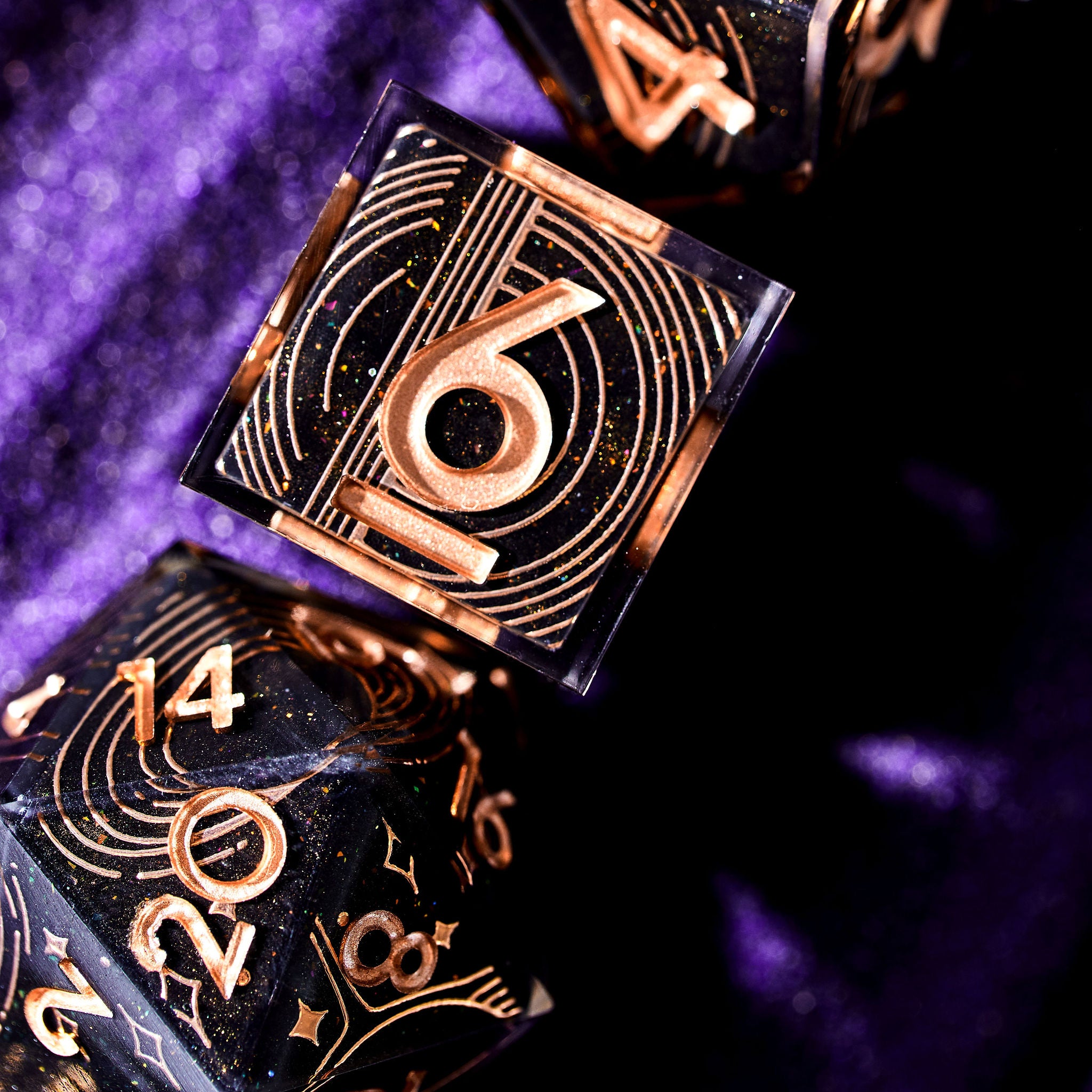 Supernova 7-Piece Iconic Dice Set - Dispel Dice - Premium DnD Dice & Accessories # #