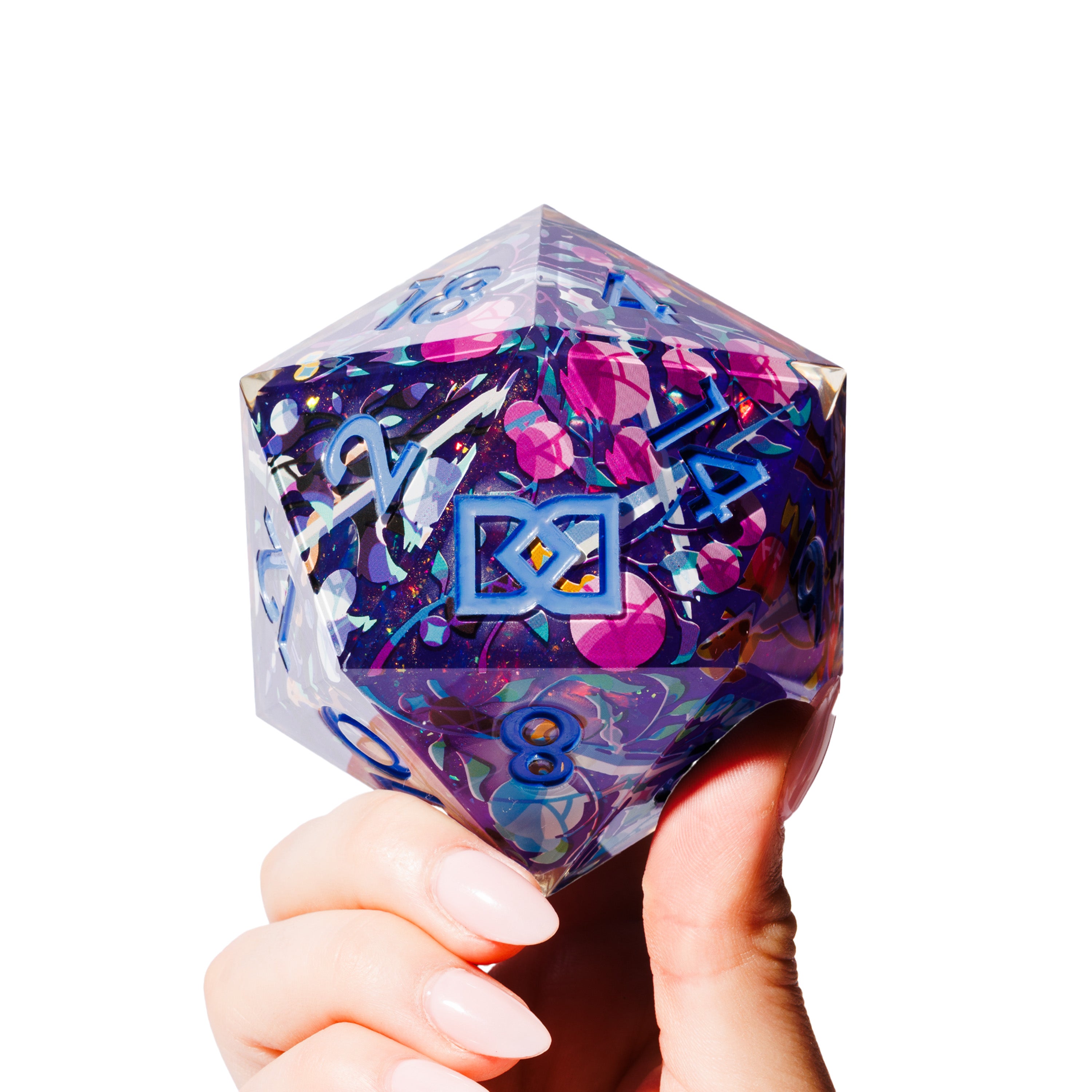 Garden of Swords 95mm Iconic D20 CHONK - Dispel Dice - Premium DnD Dice & Accessories # #