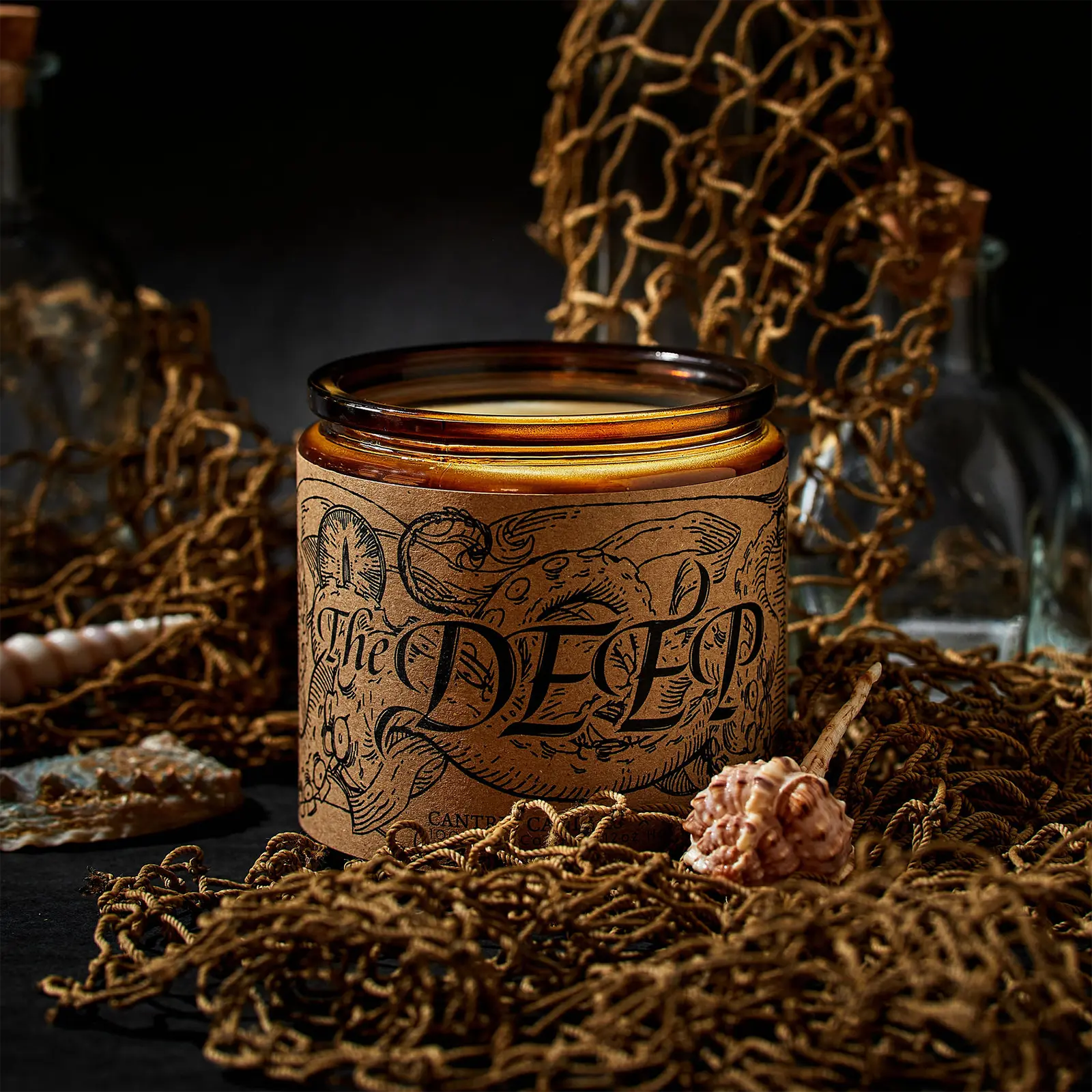 Dispel Dice x Cantrip Candles "The Deep" Scented Soy Candle (12 oz.) - Dispel Dice - Premium DnD Dice & Accessories