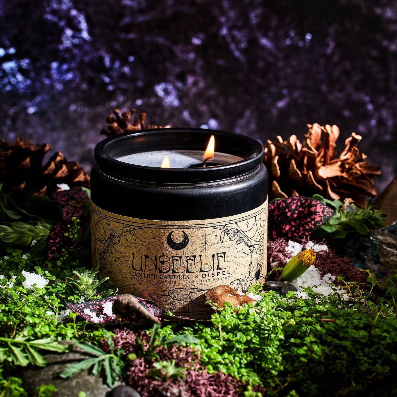 Dispel Dice x Cantrip Candles "Unseelie" Scented Soy Candle (12 oz.) - Dispel Dice - Premium DnD Dice & Accessories # #