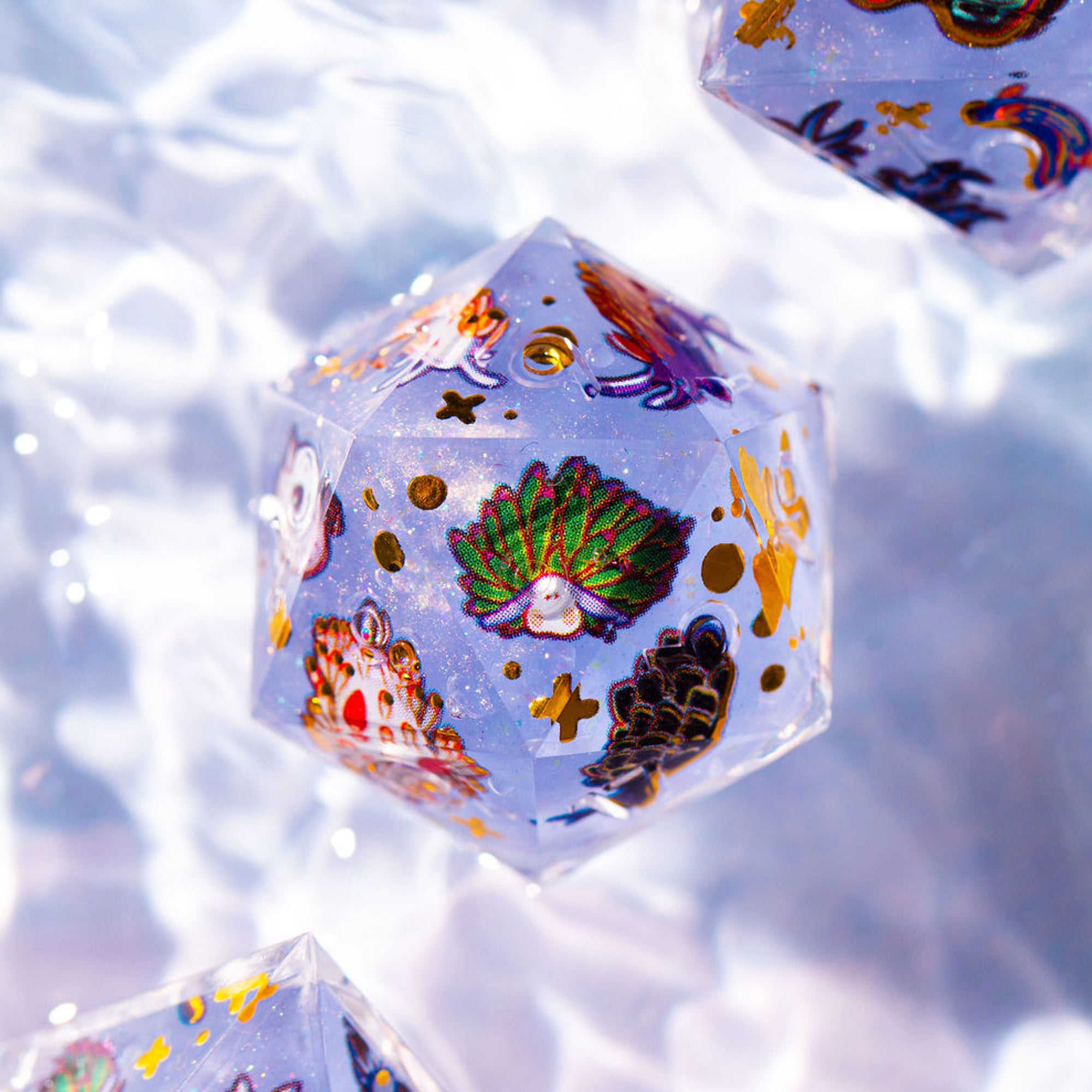 Send Me Nudis 7-Piece Iconic Dice Set - Dispel Dice - Premium DnD Dice & Accessories # #