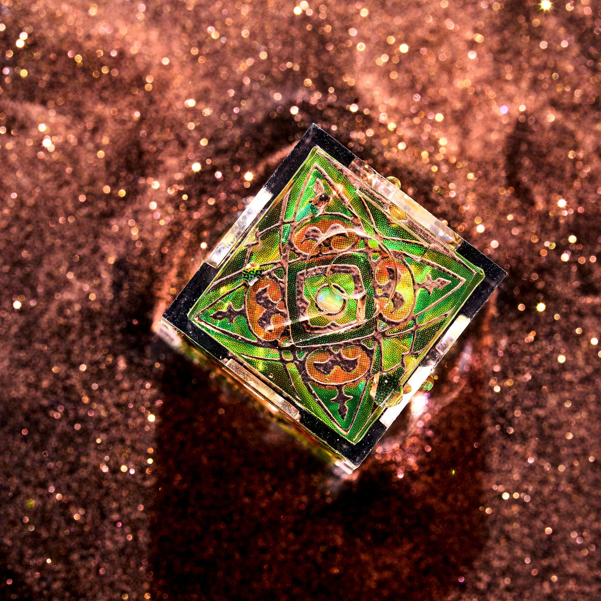 Verdant Cathedral 7-Piece Iconic Dice Set - Dispel Dice - Premium DnD Dice & Accessories # #