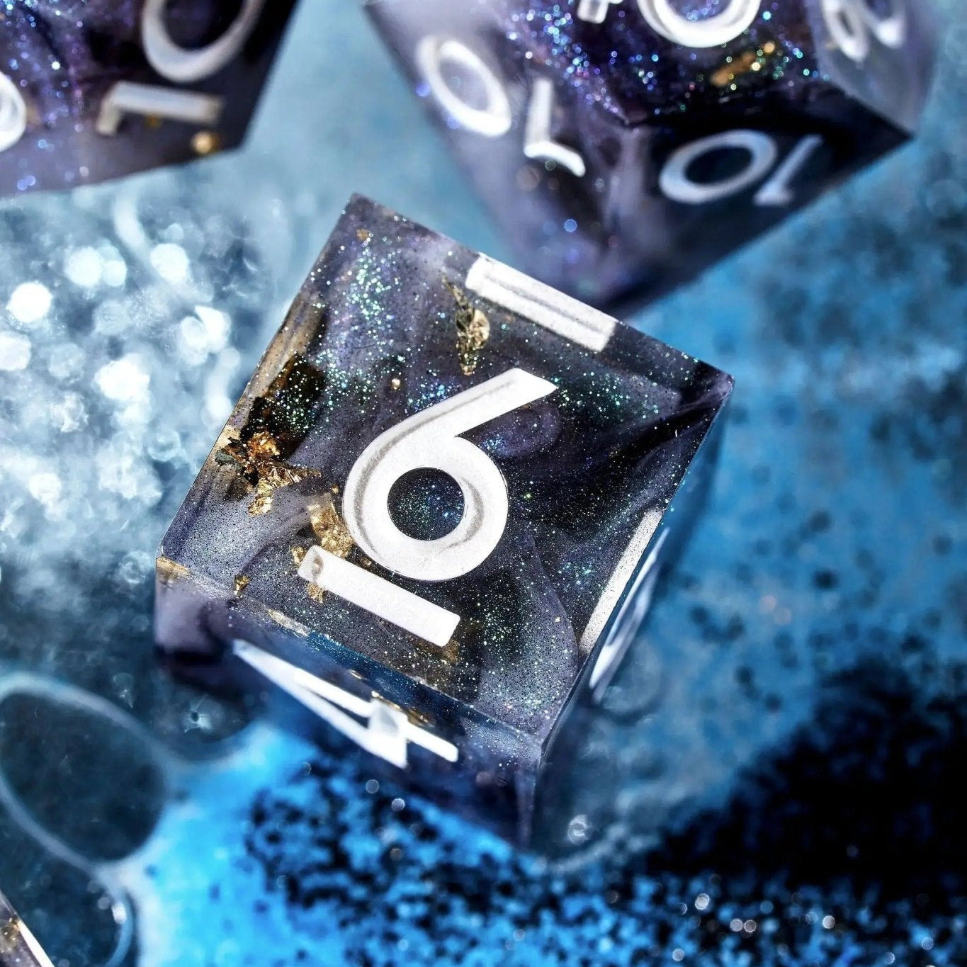 Wintermourne 7-Piece Polyhedral Dice Set - Dispel Dice - Premium DnD Dice & Accessories