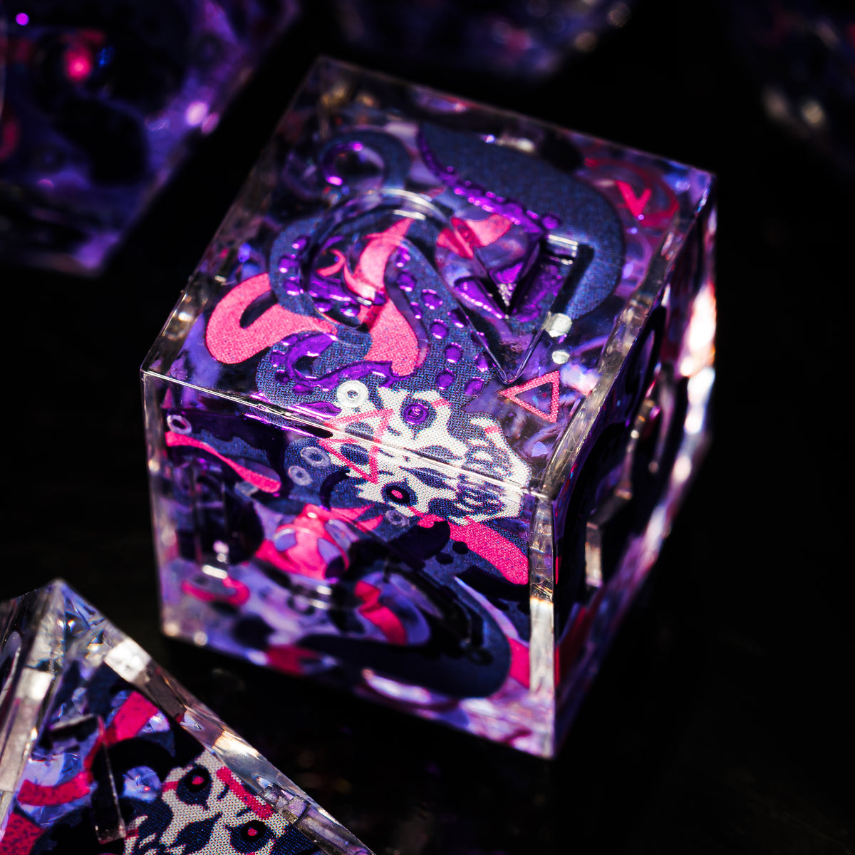 Quest's End x Dispel Dice "Revenant Rattle Bones" 7-Piece Iconic Dice Set
