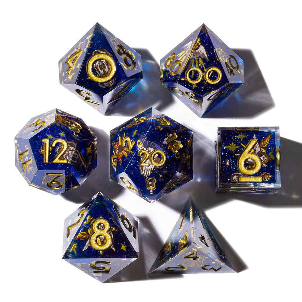 Displel Church of the Dying Sun 7-Piece Iconic Dice Set | Dispel Dice