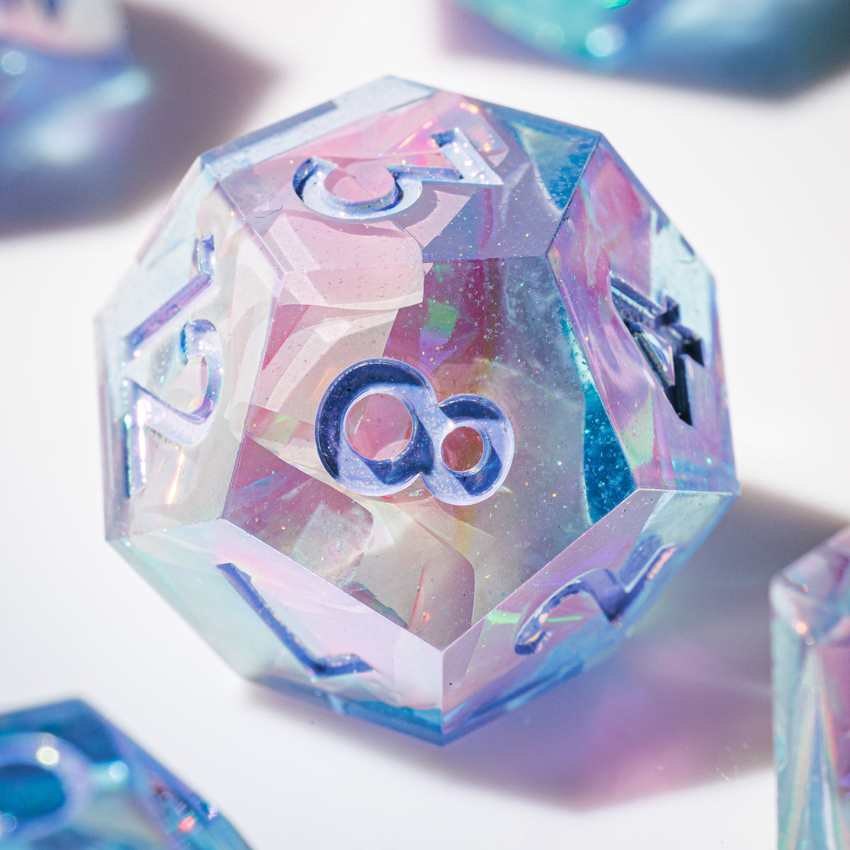 Crystalline Wings 7-Piece Iridescent Dice Set