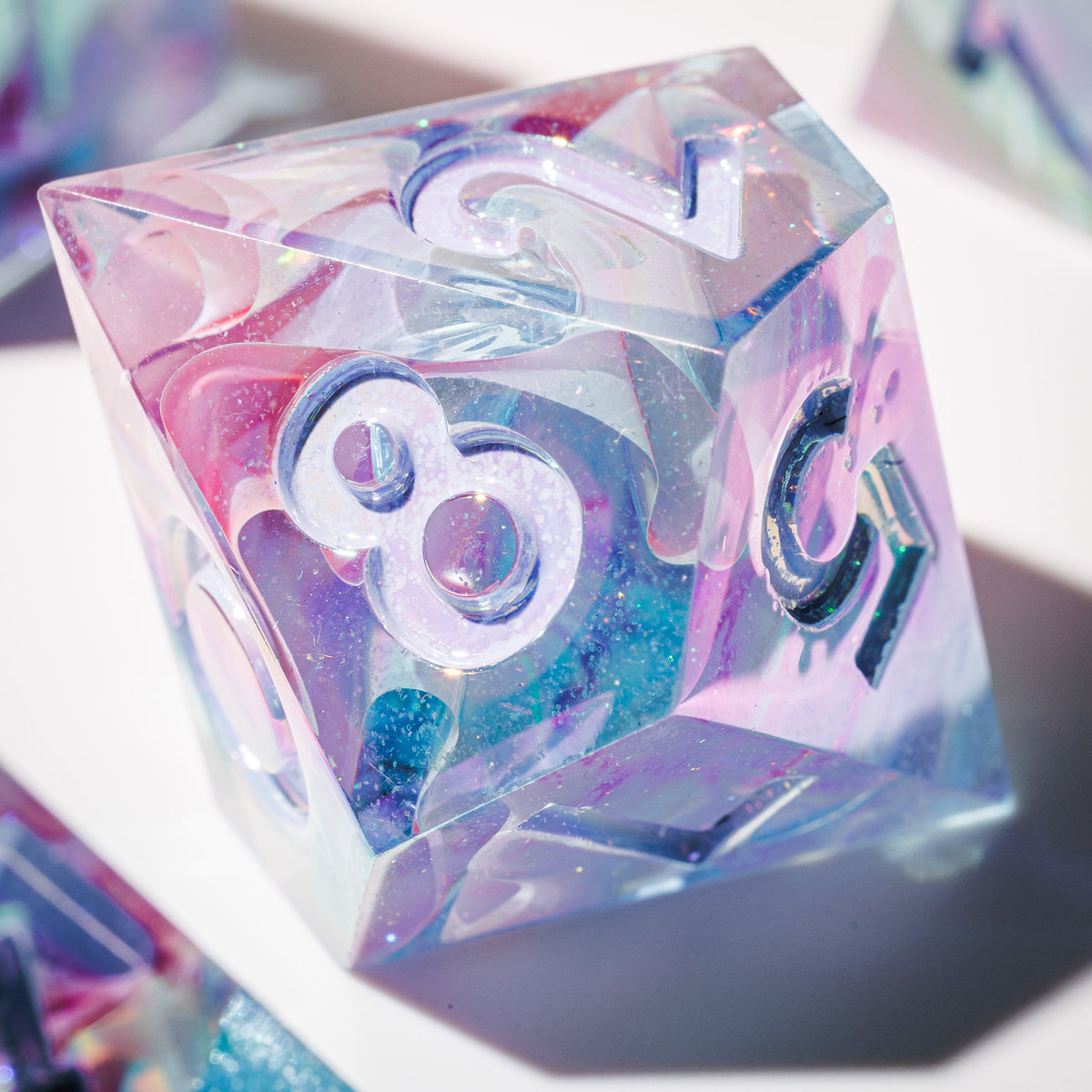 Crystalline Wings 7-Piece Iridescent Dice Set