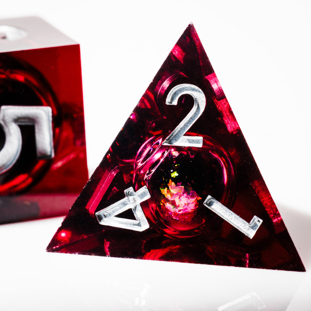 Darker Matter 7-Piece Liquid Core Dice Set