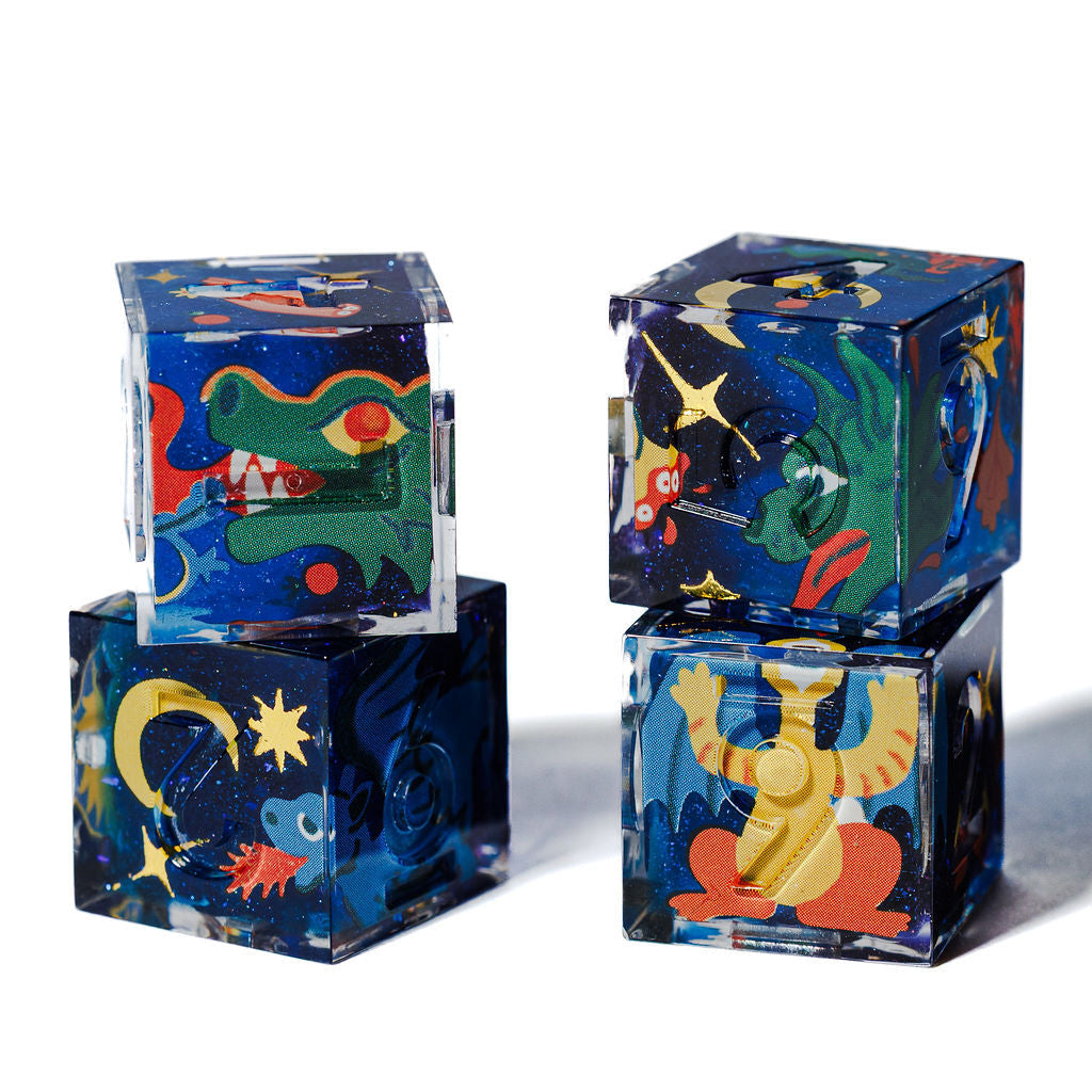 Dragon Slayer 4-Piece Iconic D6 Dice Set