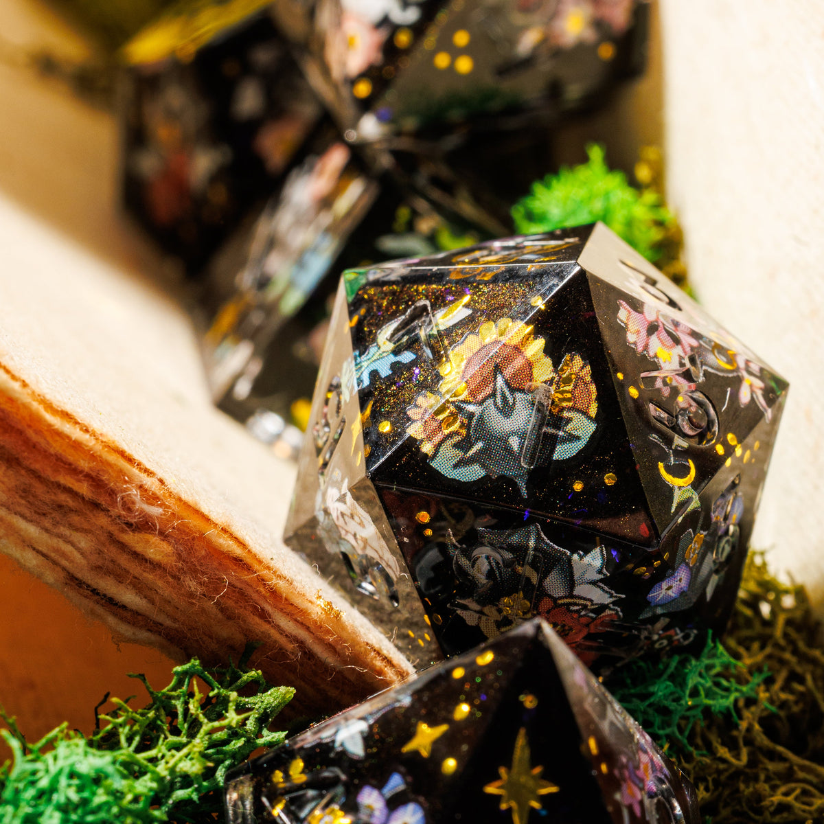 Field of Glory 7-Piece Iconic Dice Set - Dispel Dice - Premium DnD Dice & Accessories # #