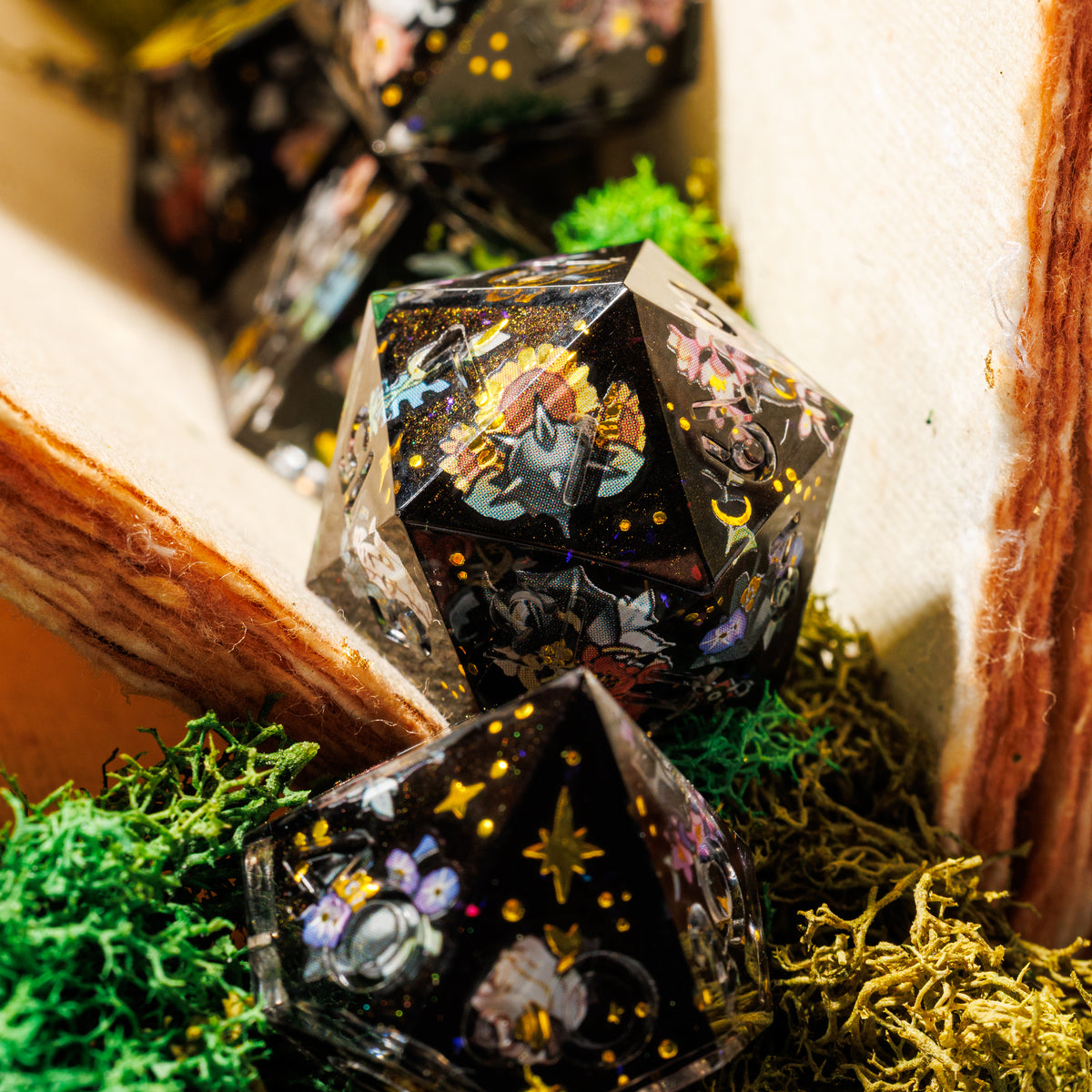 Field of Glory 7-Piece Iconic Dice Set - Dispel Dice - Premium DnD Dice & Accessories # #