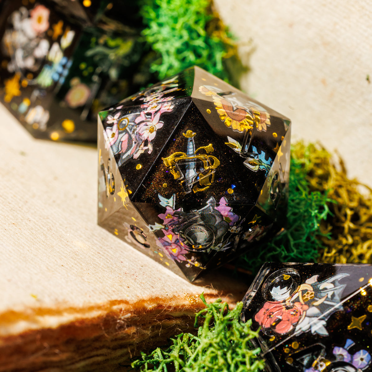 Field of Glory 7-Piece Iconic Dice Set - Dispel Dice - Premium DnD Dice & Accessories # #