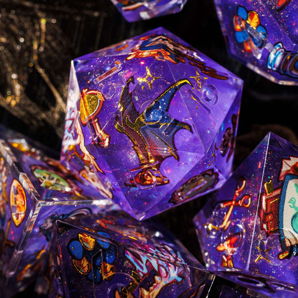 Draconian History 7-Piece Iconic Dice Set