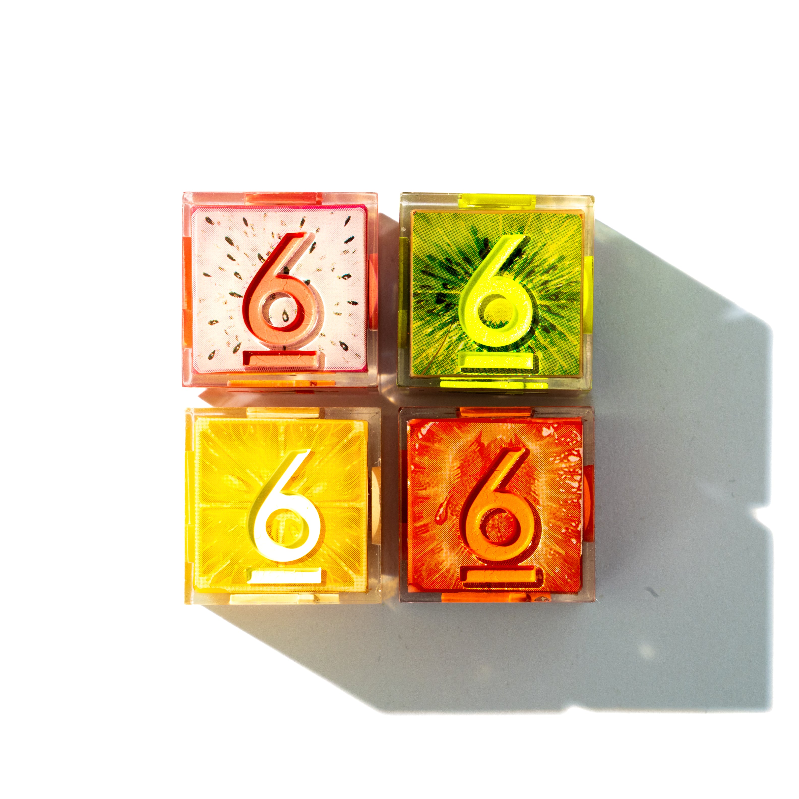 Fruit Slice 4-Piece Iconic D6 Set