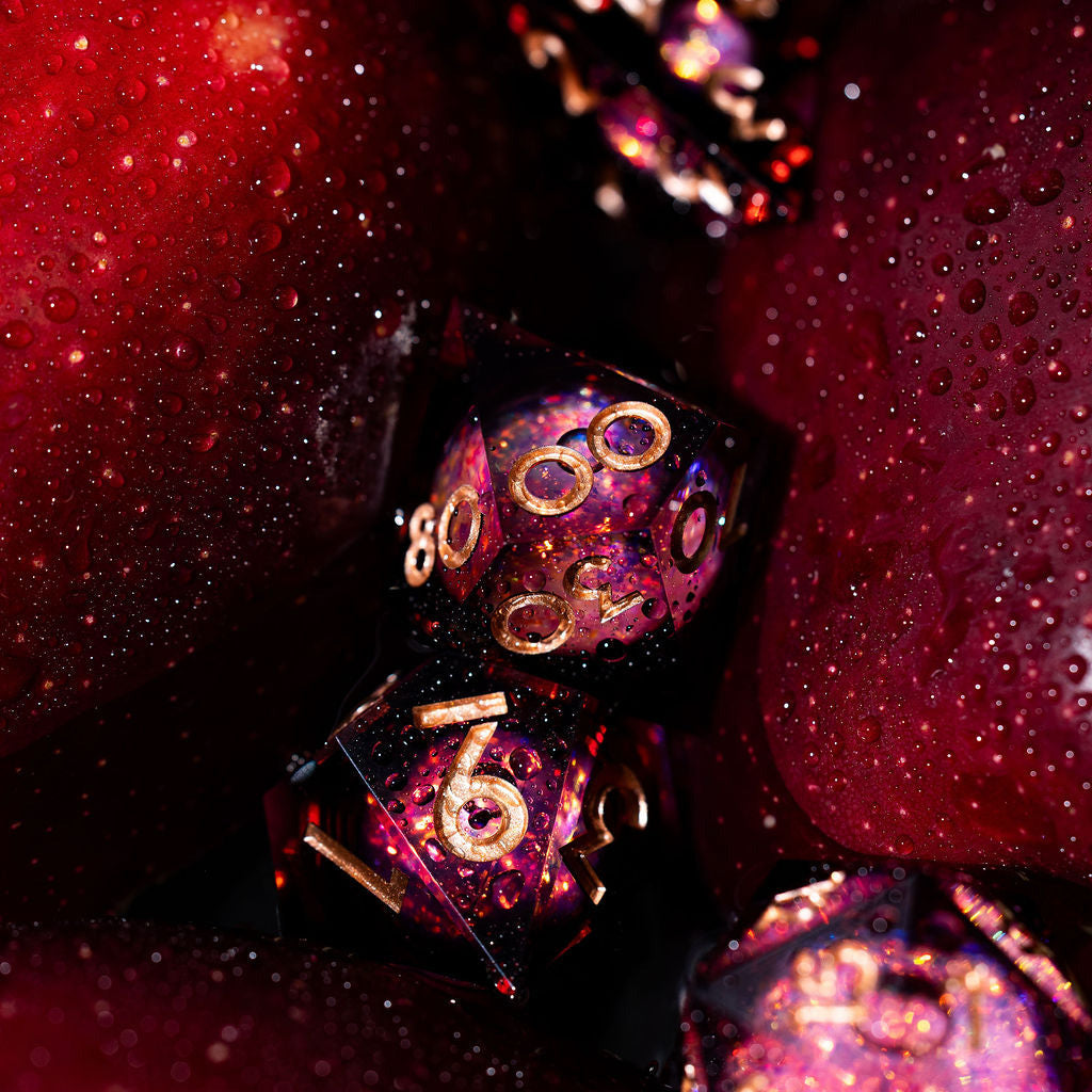 Nosferatu 7-Piece Liquid Core Dice Set