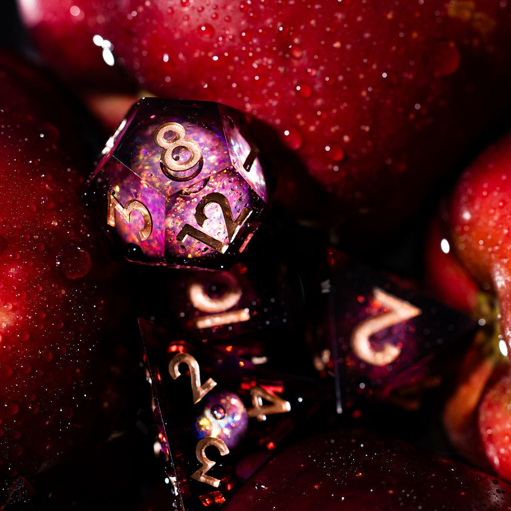 Nosferatu 7-Piece Liquid Core Dice Set