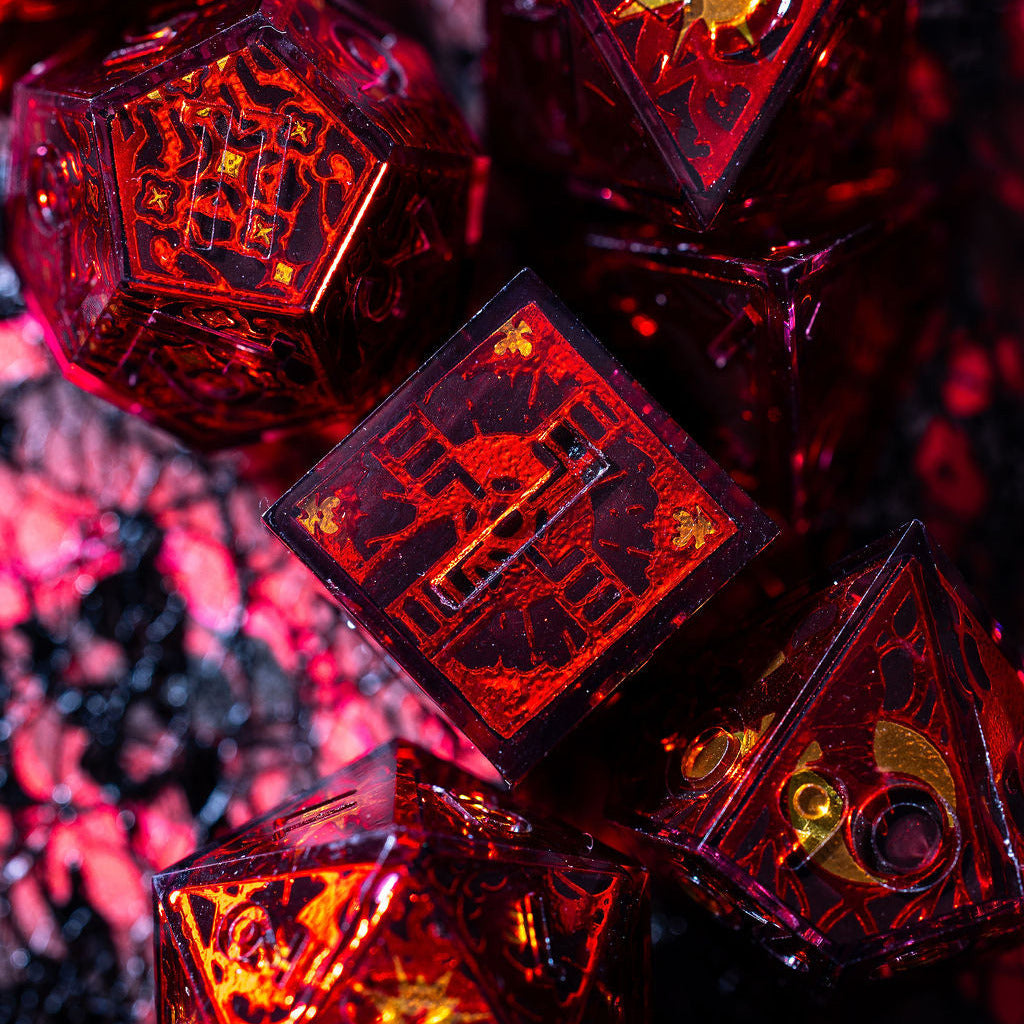Curse of the Vampire 7-Piece Iconic Dice Set