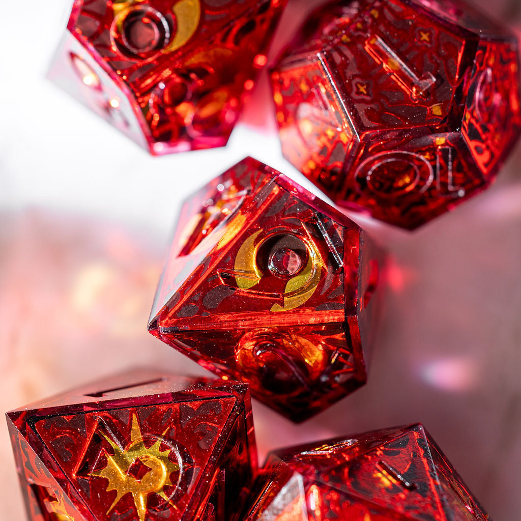Curse of the Vampire 7-Piece Iconic Dice Set