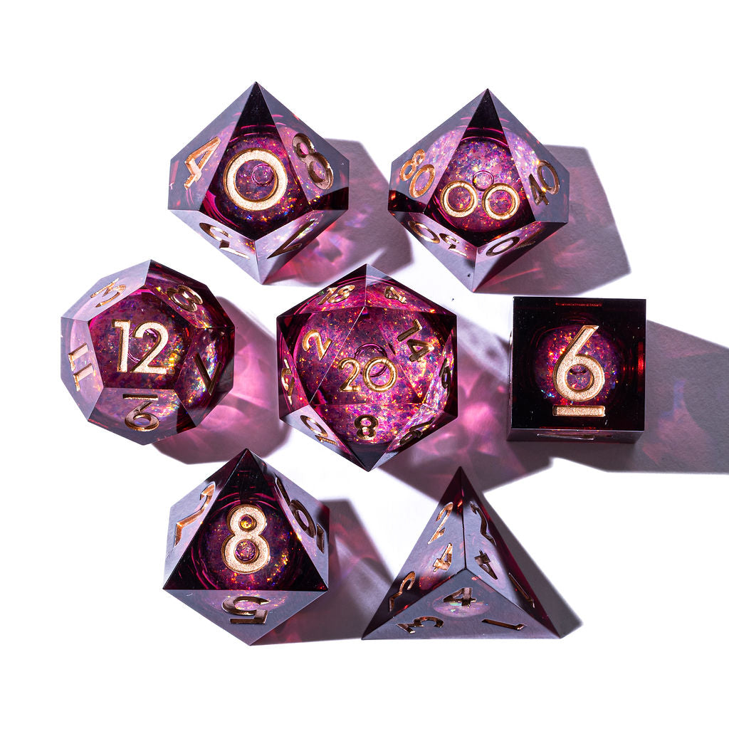 Nosferatu 7-Piece Liquid Core Dice Set