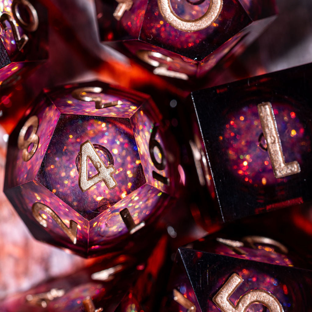 Nosferatu 7-Piece Liquid Core Dice Set