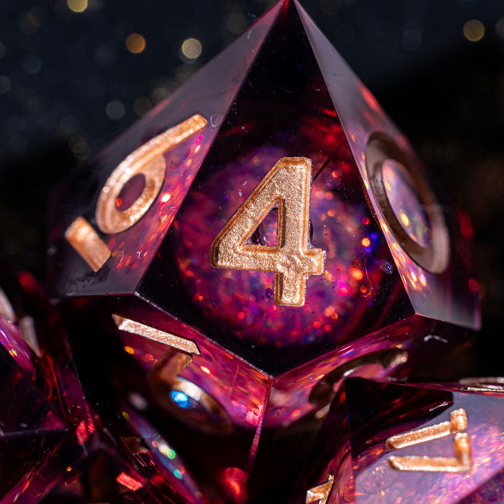 Nosferatu 7-Piece Liquid Core Dice Set