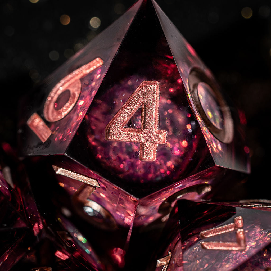 Nosferatu 7-Piece Liquid Core Dice Set - Dispel Dice - Premium DnD Dice & Accessories # #