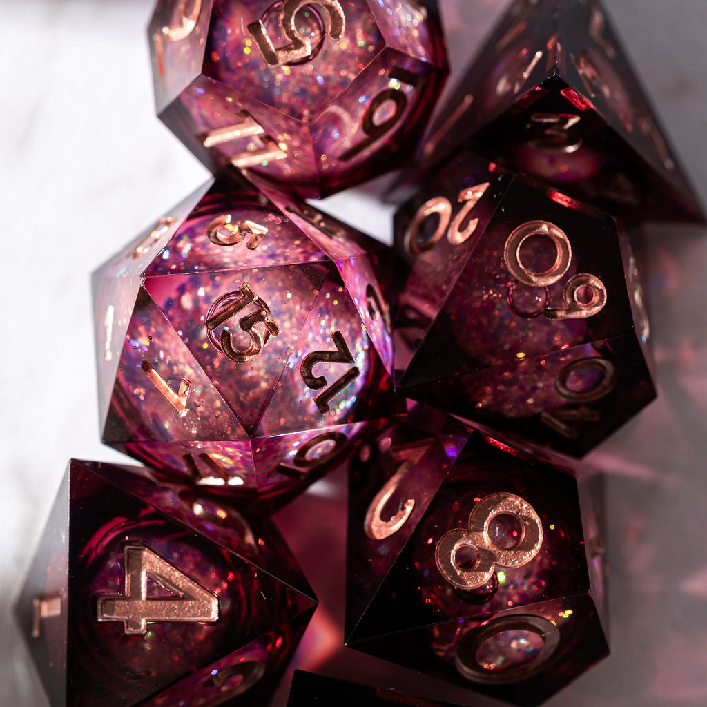 Nosferatu 7-Piece Liquid Core Dice Set - Dispel Dice - Premium DnD Dice & Accessories # #