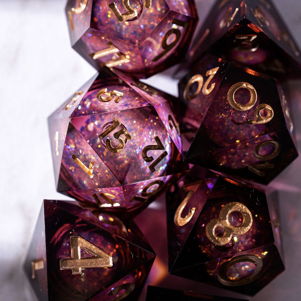 Nosferatu 7-Piece Liquid Core Dice Set