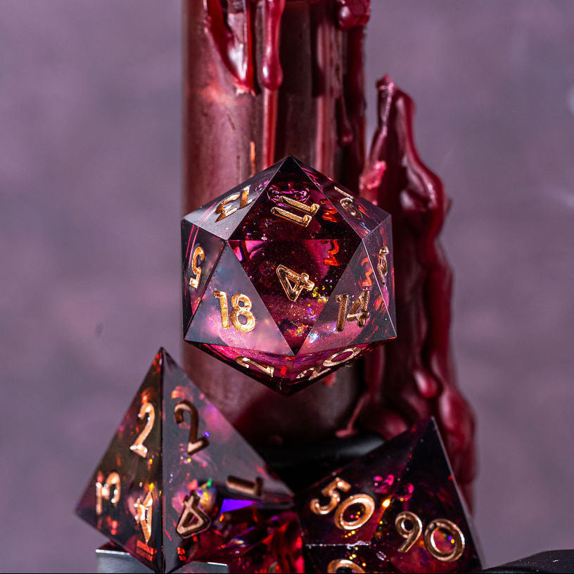 Nosferatu 7-Piece Liquid Core Dice Set